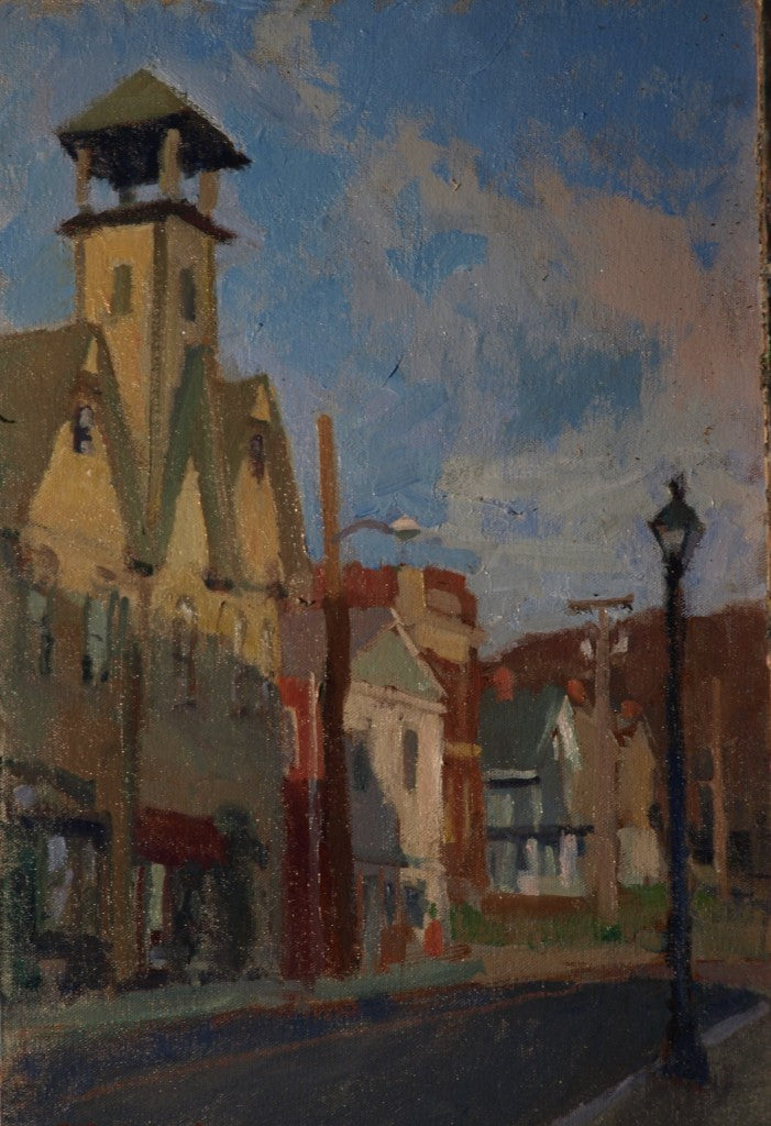 Firehouse – New Milford (18 x 12 Inches)