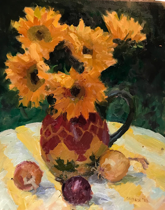 A Gift of Sunflowers (20 x 16 Inches)