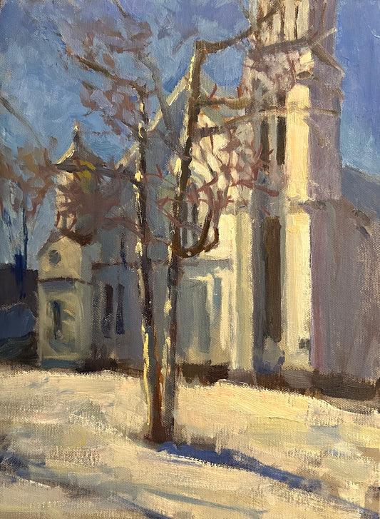 Congregational Church in Kent (16 x 12 Inches)