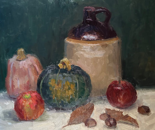 Still Life with Chestnuts (16 x 20 Inches)