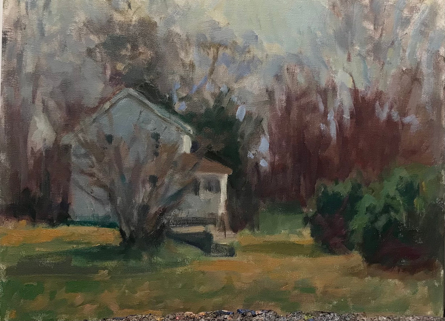 The End of March (12 x 16 Inches)