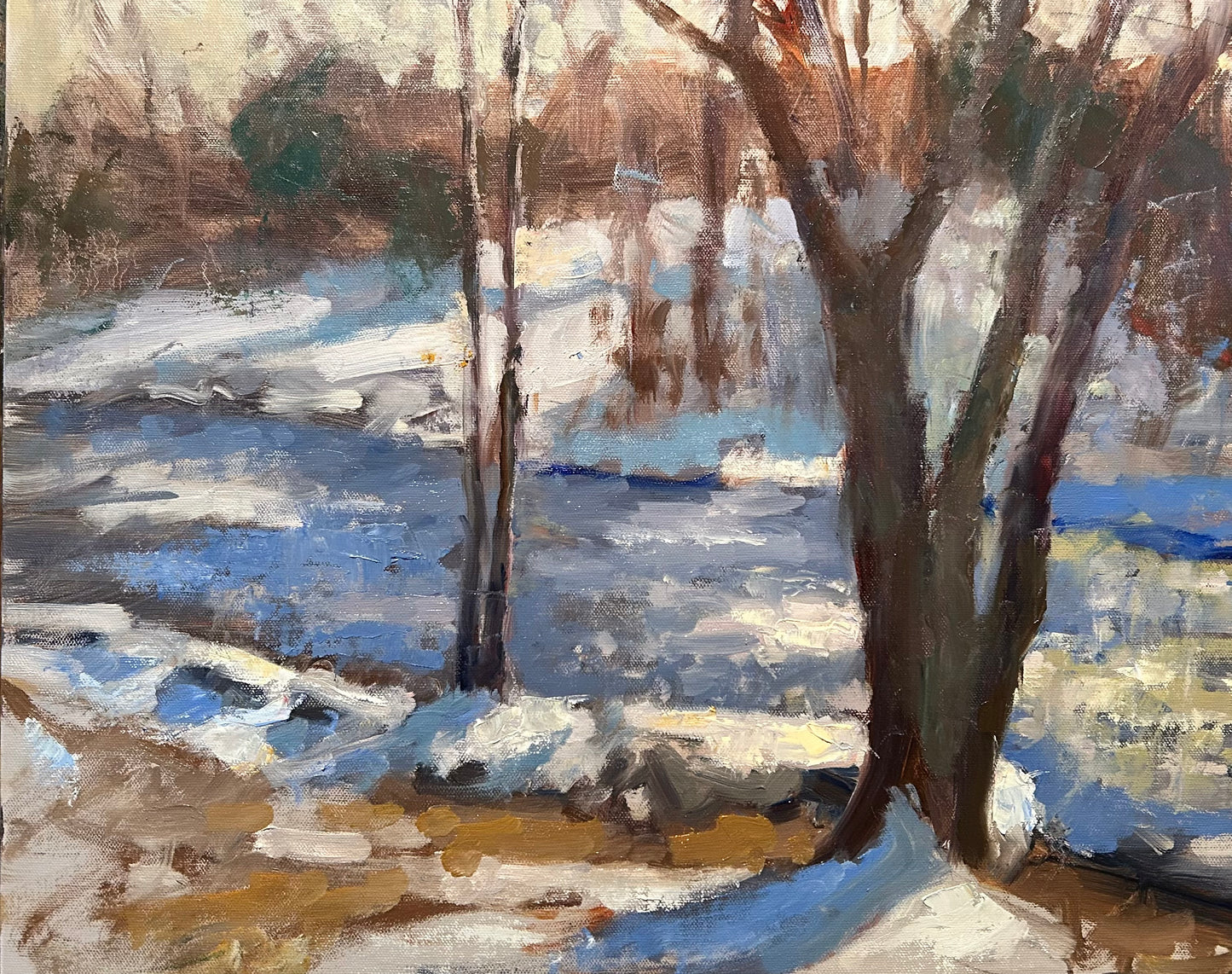 The Housatonic in March (16 x 20 Inches)