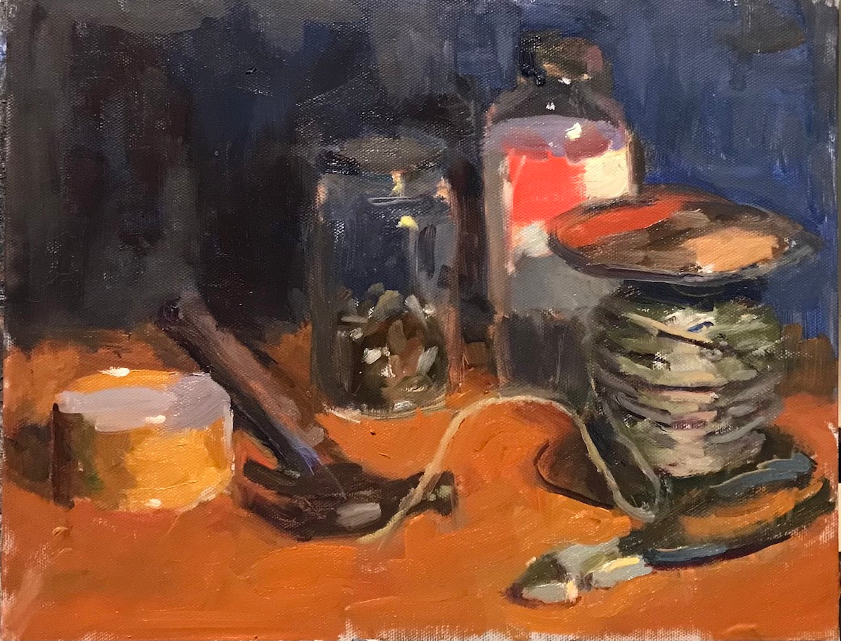 Workshop Still Life (11 x 14 Inches)