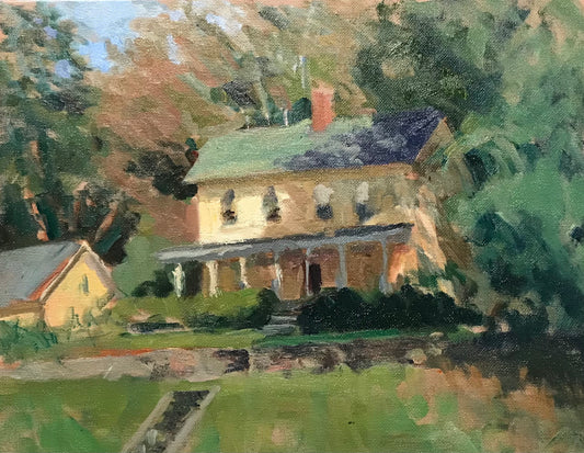 Yellow House in September (11 x 14 Inches)
