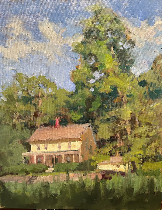 "A Neighbor’s House" (16 x 12 Inches)