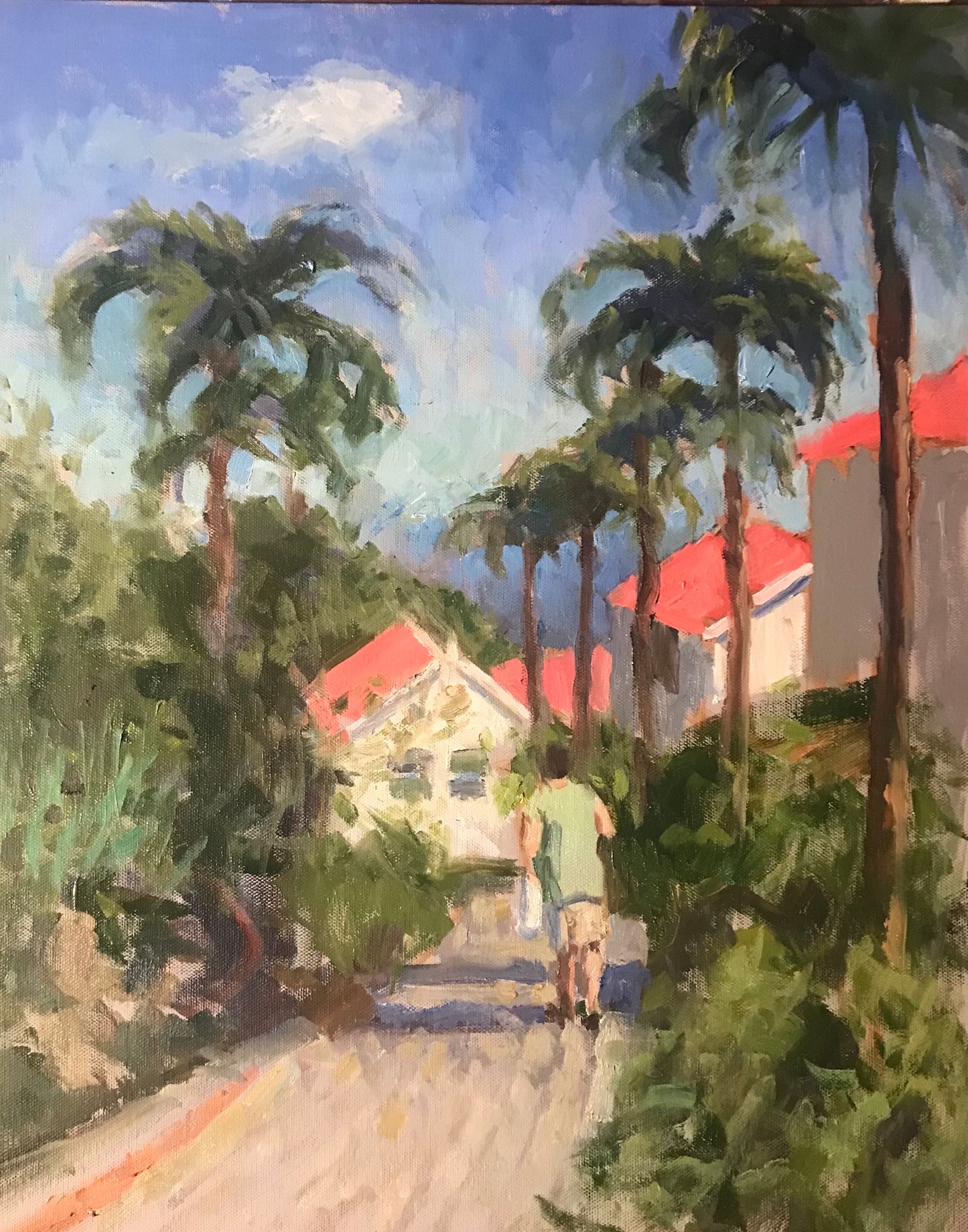 A Stroll in the Tropics (20 x 16 Inches)