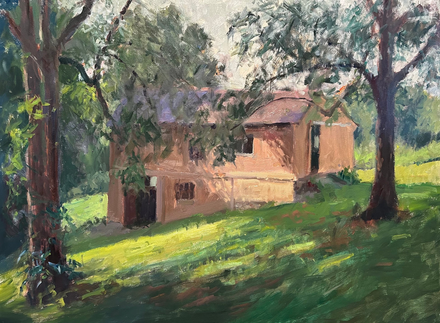 Barn in August (24 x 36 Inches)
