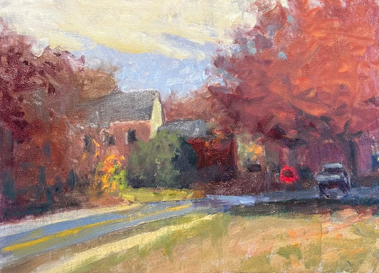 Behind the Market, Washington (12 x 16 Inches)