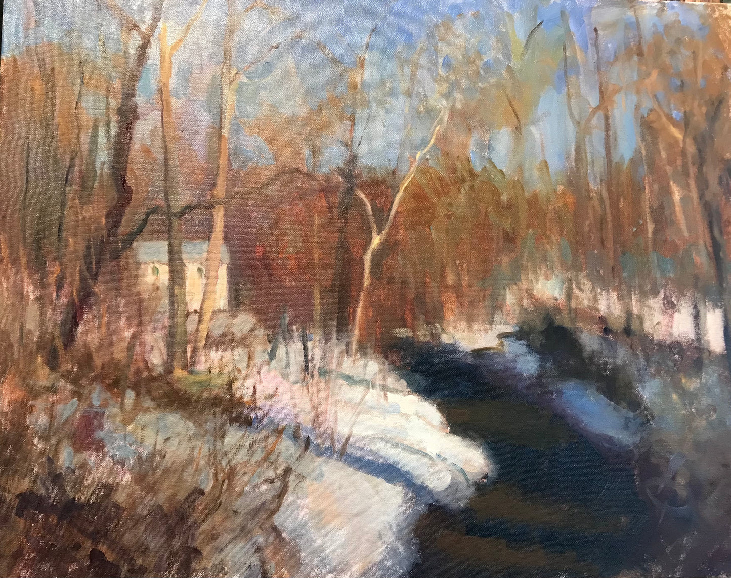 Brook in January (24 x 30 Inches)