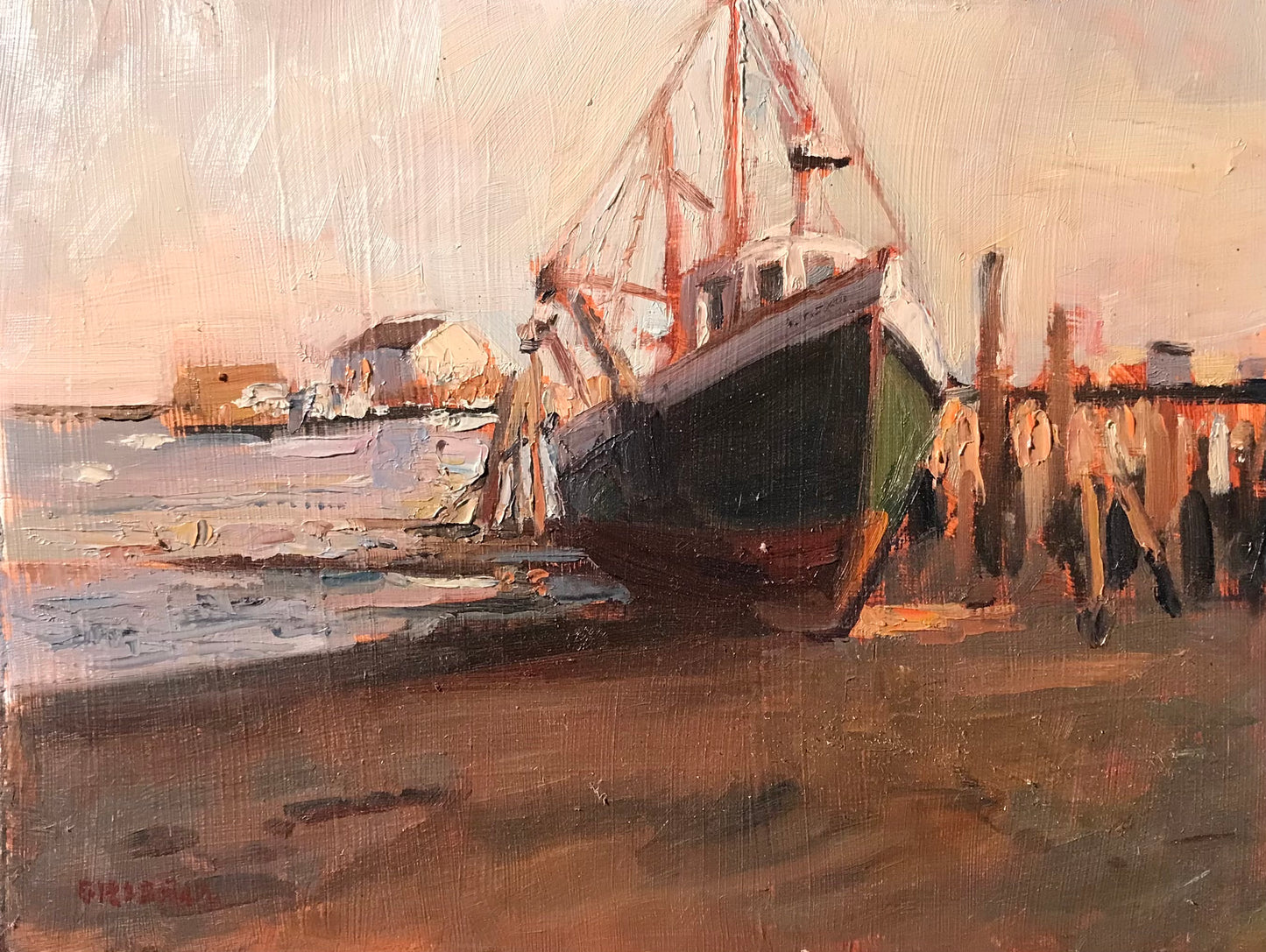 Fishing Boat in Provincetown (12 x 16 Inches)