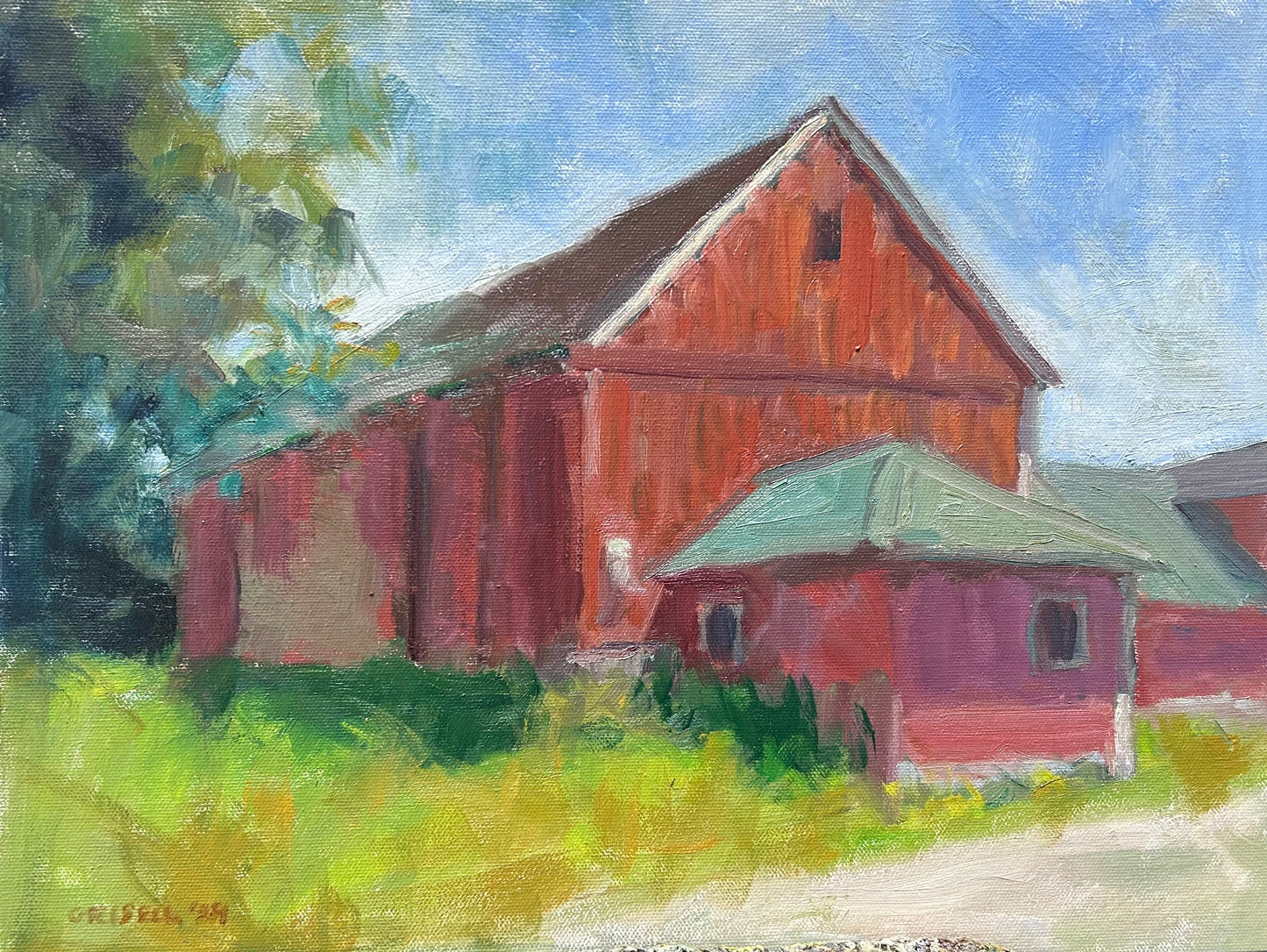 Harold Newton’s Barn (12 x 16 Inches)