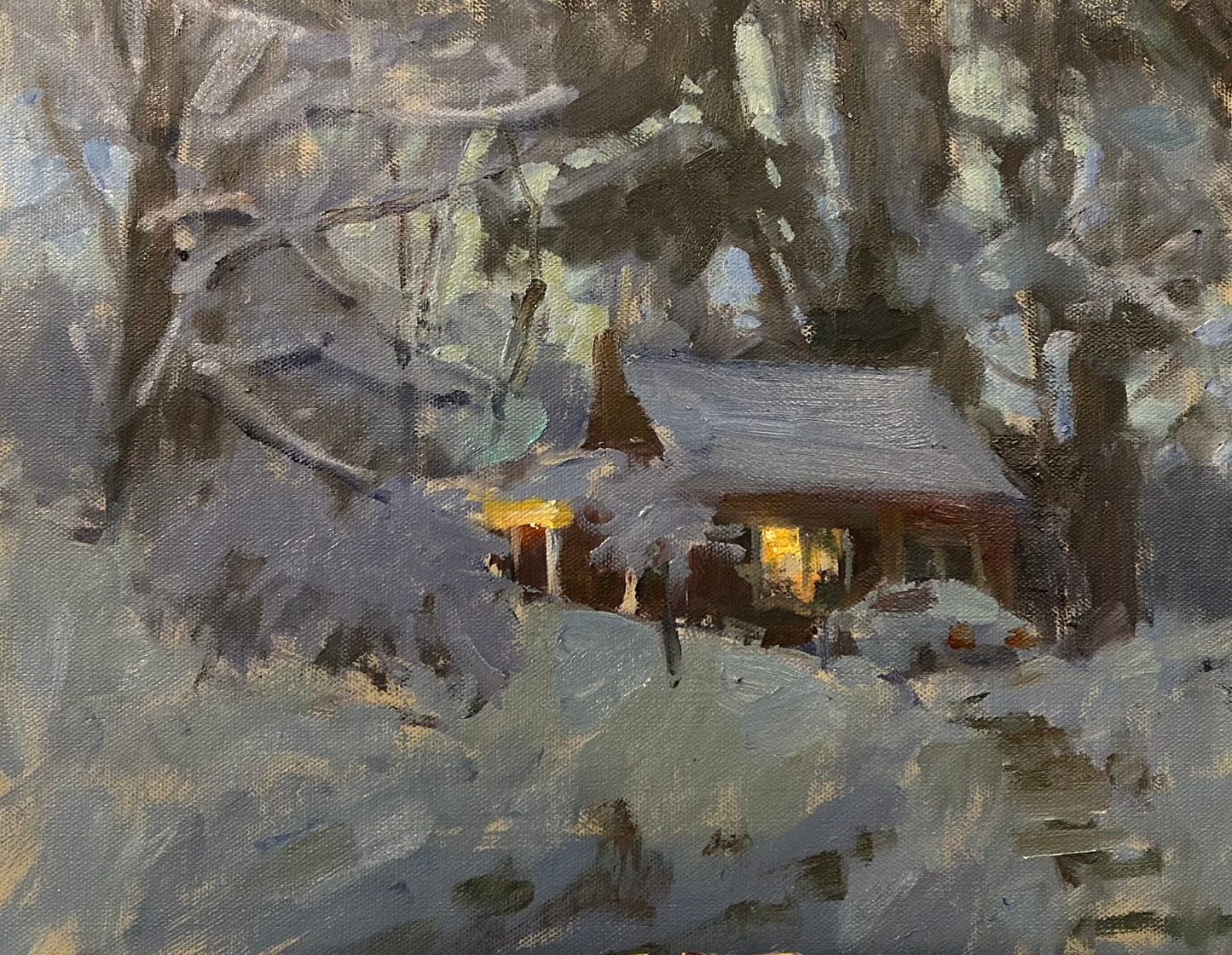 Home at Twilight (11 x 14 Inches)
