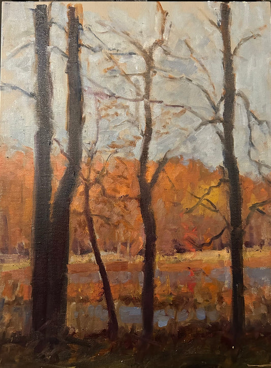 Morning at Mud Pond (16 x 12 Inches)