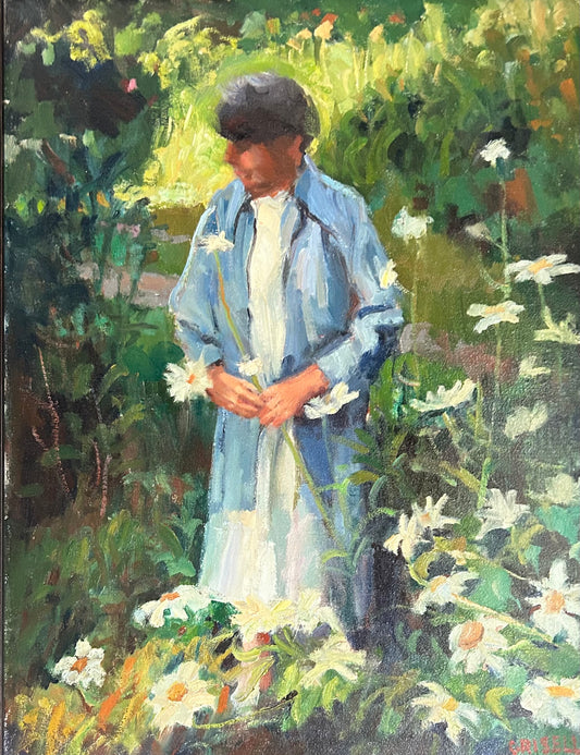 "Ruth and Daisies" (24 x 18 Inches)