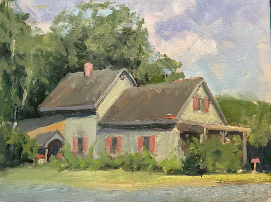 "At the Foot of Liberty Hill" (12 x 16 Inches)