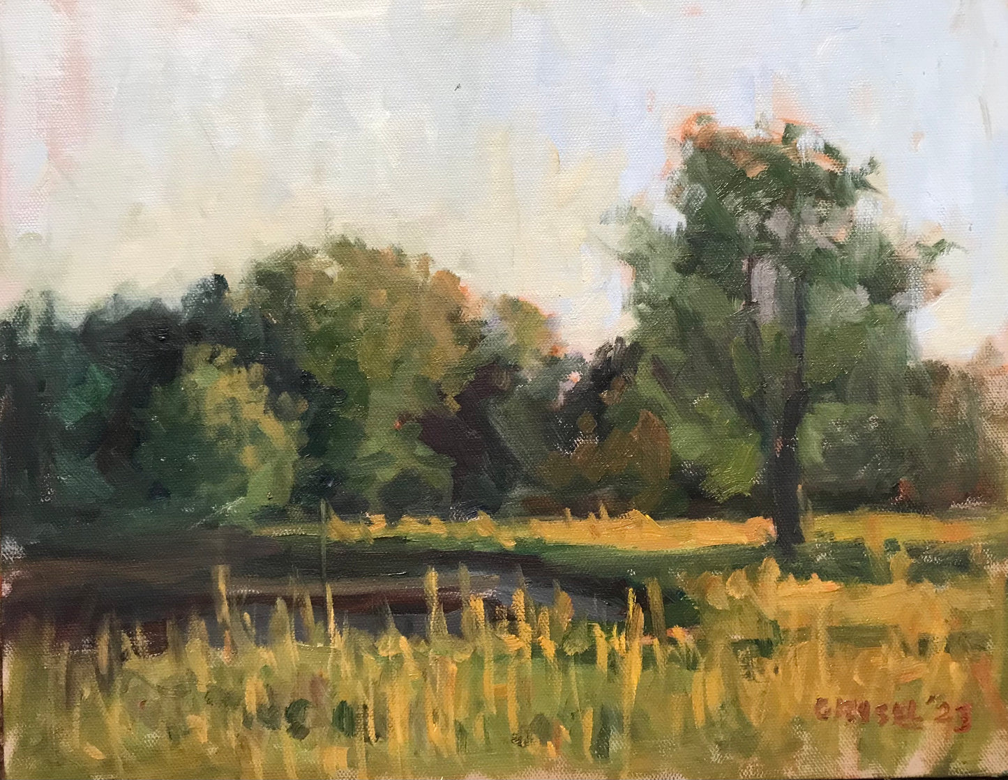 Landscape on Tanner Hill (11 x 14 Inches)
