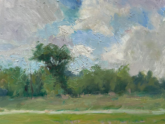 Landscape with Clouds, Wingdale (16 x 20 Inches)