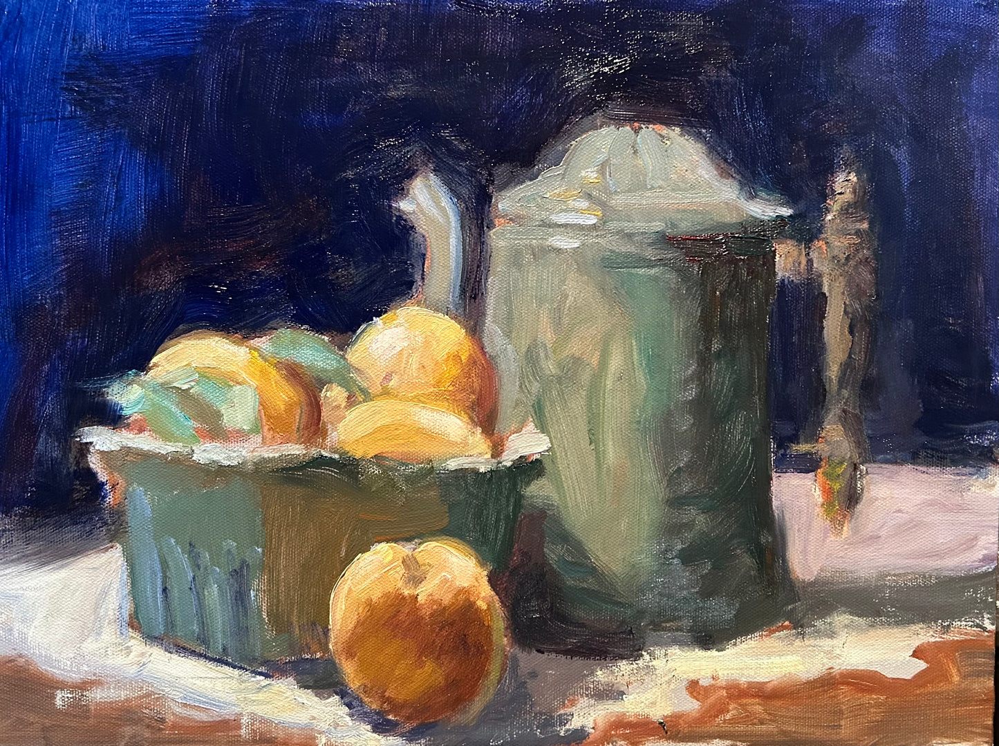 Late Peaches (12 x 16 Inches)