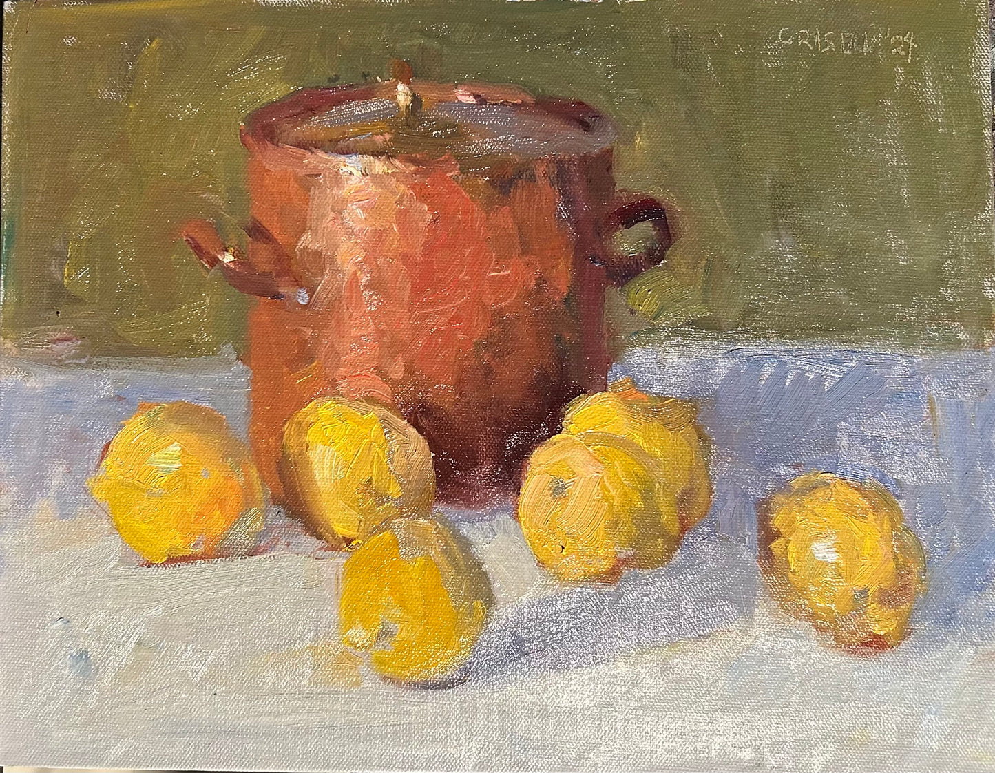 Lemons and Copper (11 x 14 Inches)