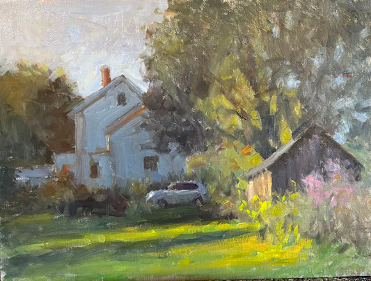 Michele’s Back Yard (12 x 16 Inches)