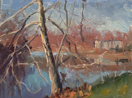 November by the River (11 x 14 Inches)