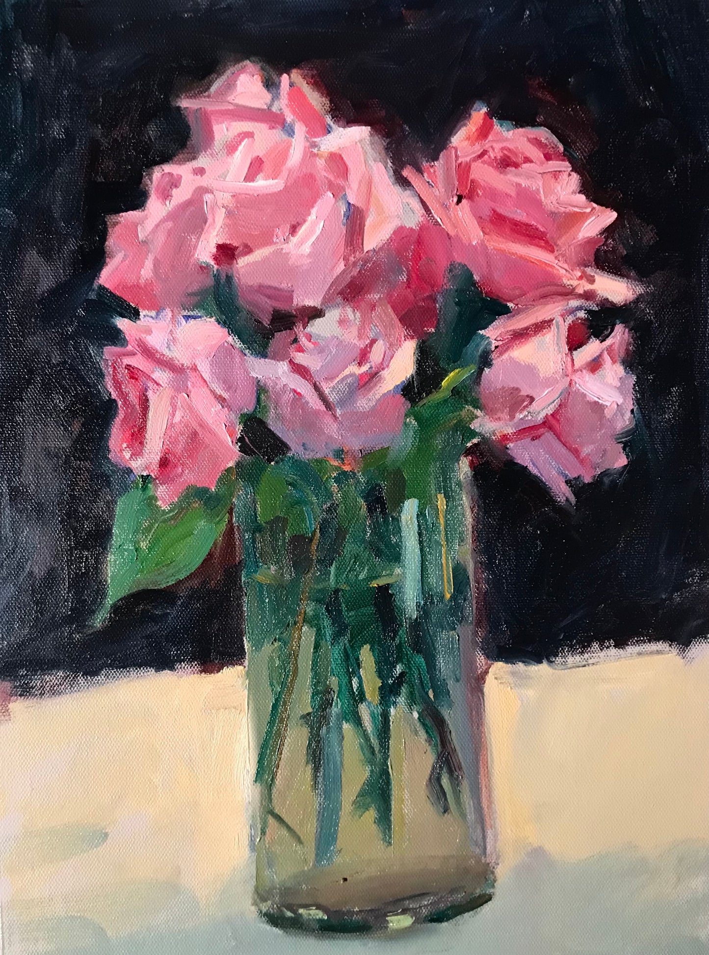 Roses in July (16 x 12 Inches)
