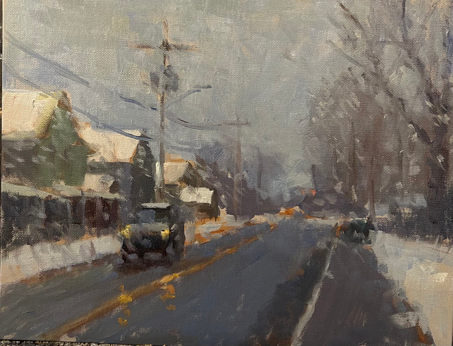 Snowstorm in Kent (11 x 14 Inches)