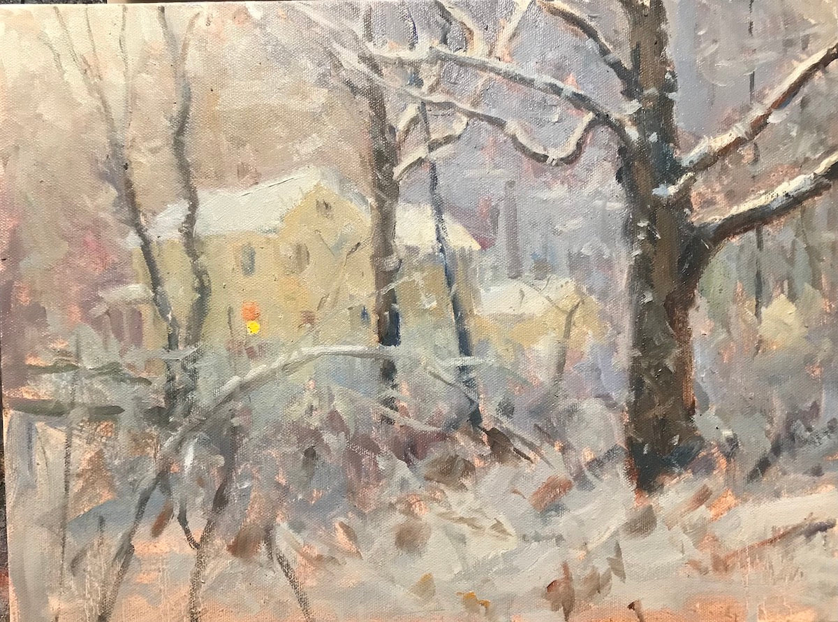 Snowy Afternoon (12 x 16 Inches)