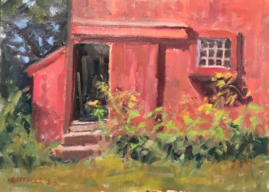 Steps to the Barn (12 x 16 Inches)