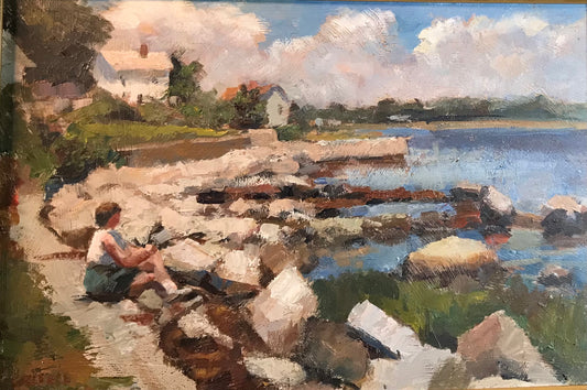 Stonington Shoreline (12 x 18 Inches)