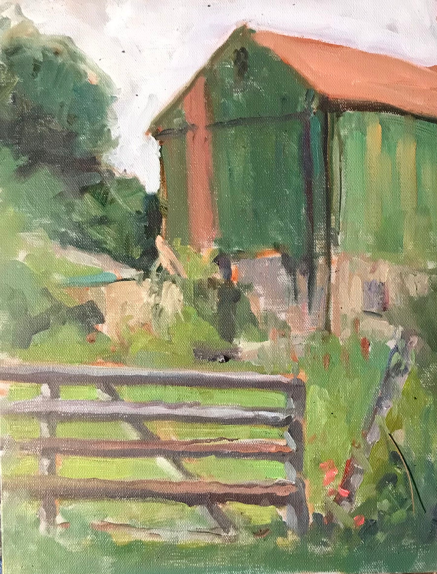 The Barn at Camp's Flat (14 x 11 Inches)