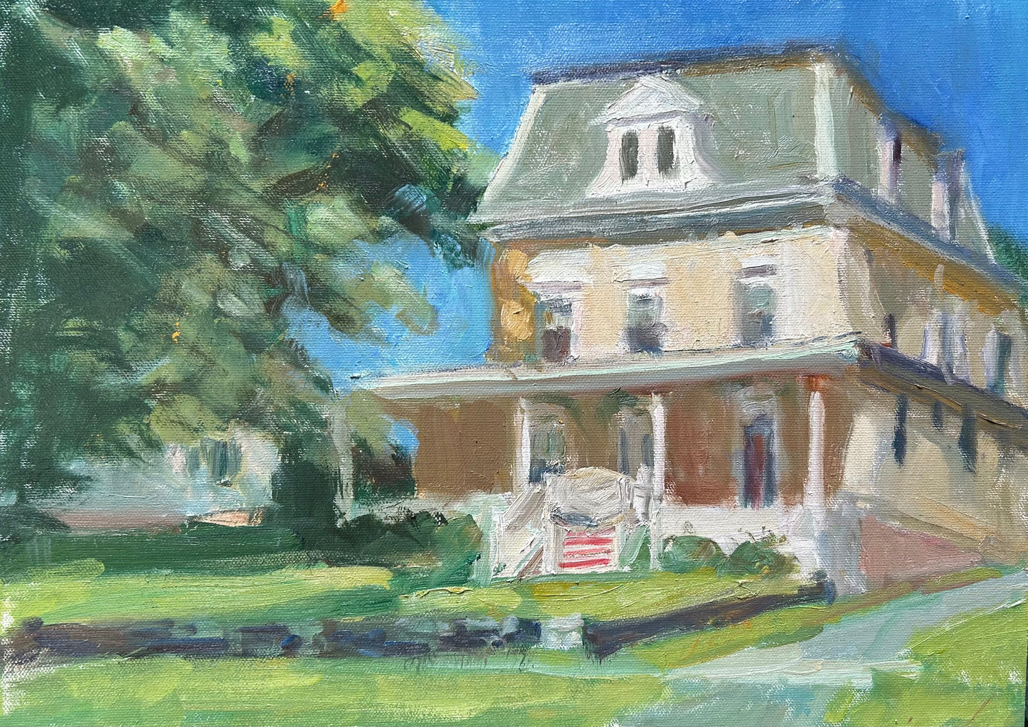 The Geron Building, New Milford (12 x 16 Inches)