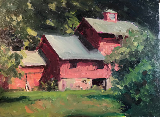 The Three-Tiered Barn (12 x 16 Inches)