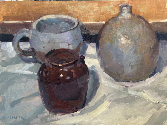 Three Pots (12 x 16 Inches)