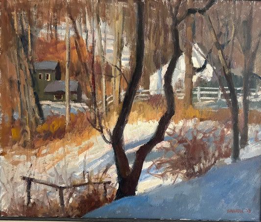 View from My Studio (29 x 24 Inches)