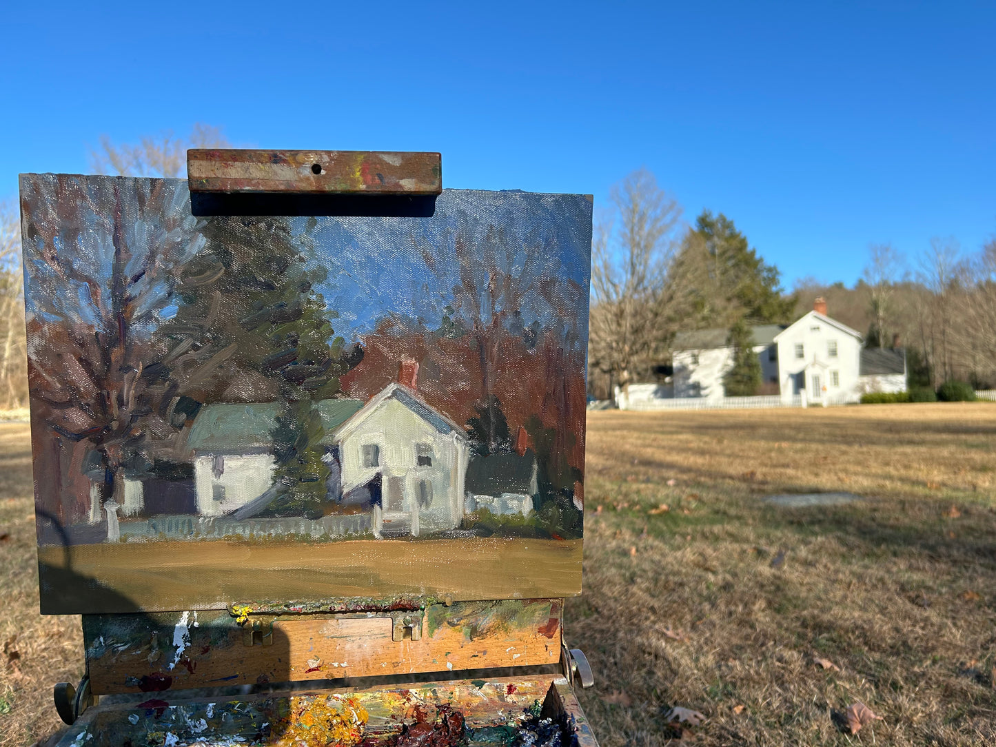 House in Milton (11 x 14 Inches)